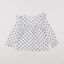 Eden & Victor - blouse blanc, bleu - 3 ans
