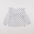 Eden & Victor - blouse blanc, bleu - 3 ans