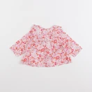 Jacadi - blouse liberty rose, orange - 1 mois
