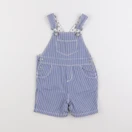 Petit Bateau - salopette blanc, bleu - 6 mois