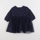 Boutchou - robe or, bleu - 6 mois