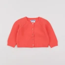 Jacadi - gilet orange - 6 mois