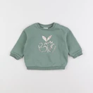 Tape à l'oeil - sweat vert - 9 mois