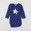 Petit Bateau - body bleu - 6 mois