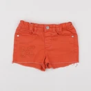 Vertbaudet - short orange - 4 ans
