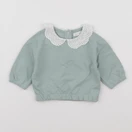 Vertbaudet - sweat vert - 3 mois