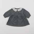 Vertbaudet - robe vert - 3 mois