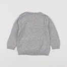 H&M - pull gris - 3/6 mois