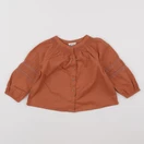 Vertbaudet - blouse marron - 18 mois