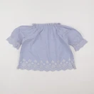 Monoprix - blouse bleu - 8 ans