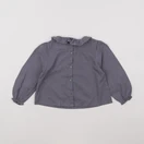 Cyrillus - blouse gris, argent - 36 mois