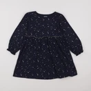 Vertbaudet - robe bleu, or - 6 ans