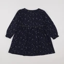 Vertbaudet - robe bleu, or - 6 ans
