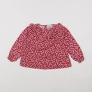 Vertbaudet - blouse rouge - 3 ans