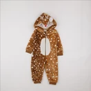 Vertbaudet - sur-pyjama marron - 2 ans