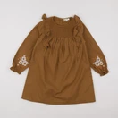 Vertbaudet - robe marron - 6 ans