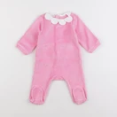 Jacadi - pyjama velours rose - 3 mois