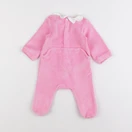 Jacadi - pyjama velours rose - 3 mois