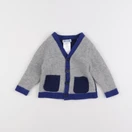 Jacadi - gilet bleu, gris - 18 mois