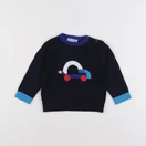 Jacadi - pull bleu - 12 mois