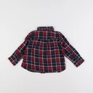 Vertbaudet - blouse bleu, rouge - 2 ans