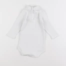 Petit Bateau - body à col blanc - 6 mois