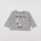 Boutchou - tee-shirt gris - 6 mois