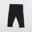 Boutchou - legging doublé bleu - 6 mois