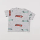 Boutchou - tee-shirt gris - 6 mois