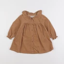 Vertbaudet - robe marron - 12 mois