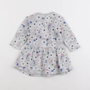 Petit Bateau - robe gris - 6 mois