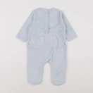 Vertbaudet - pyjama velours bleu - 6 mois