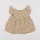 Vertbaudet - blouse jaune - 12 mois