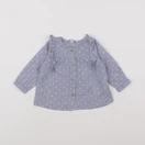 Vertbaudet - blouse blanc, bleu - 6 mois