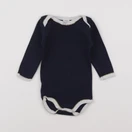 Petit Bateau - body bleu - 6 mois