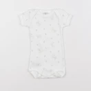 Petit Bateau - body blanc - 1 mois