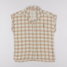 The animals observatory - Chemise Kangaroo Beige Rouge - 10 ans