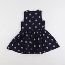 Vertbaudet - robe bleu, argent - 3 ans