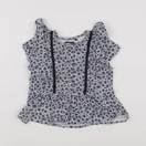 IKKS - blouse blanc, bleu - 4 ans