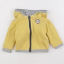 IKKS - sweat réversible jaune, gris - 12 mois