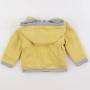 IKKS - sweat réversible jaune, gris - 12 mois