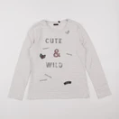 IKKS - tee-shirt beige - 12 ans