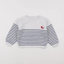 Vertbaudet - pull bleu - 24 mois