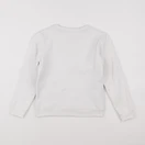 Vertbaudet - sweat blanc - 10 ans