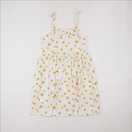 Vertbaudet - robe jaune, blanc - 12 ans