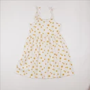 Vertbaudet - robe jaune, blanc - 12 ans