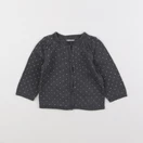 Vertbaudet - gilet gris - 12 mois
