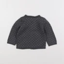 Vertbaudet - gilet gris - 12 mois