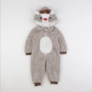 Vertbaudet - sur-pyjama marron - 2 ans