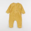 Vertbaudet - pyjama velours jaune - 9 mois